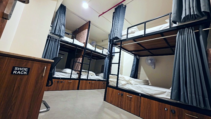 Bunk beds at Shikha Hostel Jaipur