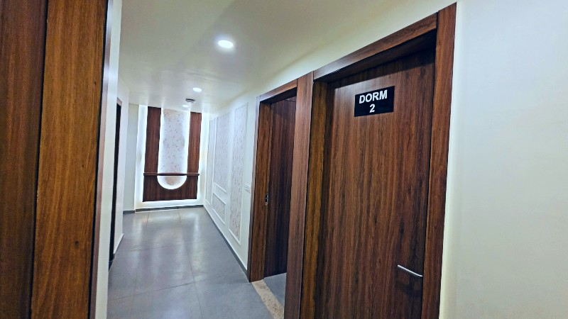 Corridor at Shikha Hostel Jaipur